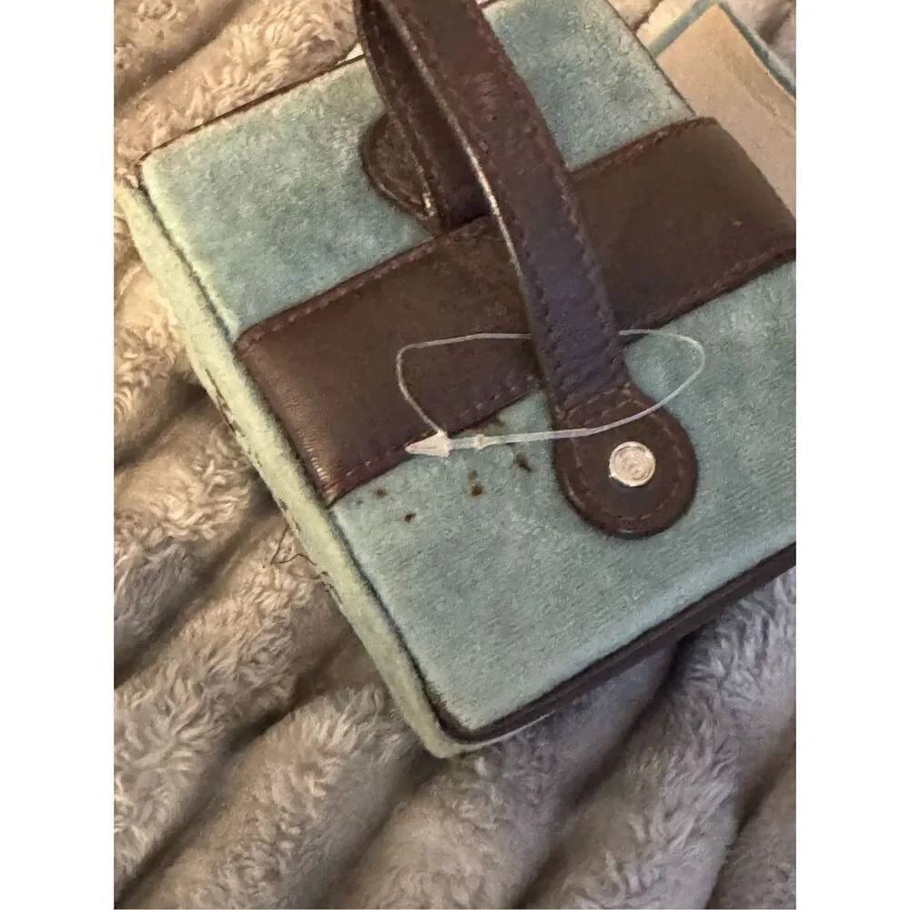 Juicy Couture vintage y2k velour square Jewelry Box bag pouch Case & Storage